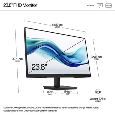HP Series 3 Pro 23.8 inch FHD Monitor - 324pf view 3