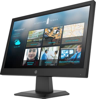 HP P19b G4 Monitor computer monitor 47 cm (18.5") 1366 x 768 pixels WXGA LED Black view 2
