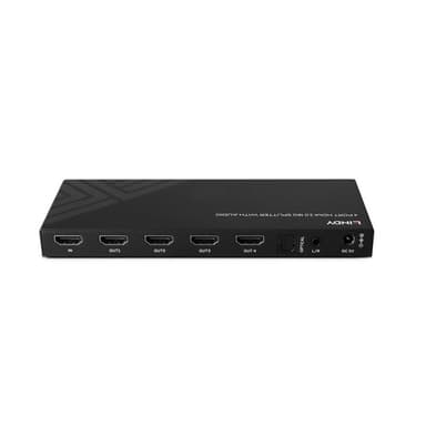 Lindy 4 Port HDMI 8K60 Splitter with Audio view 4