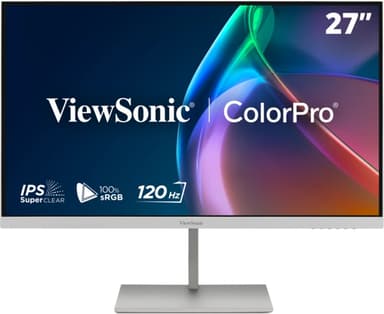 Viewsonic VP Series VP2766-2K-W computer monitor 68.6 cm (27") 2560 x 1440 pixels Quad HD LED White, Silver view 1