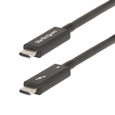 StarTech.com 6.6ft (2m) Active Thunderbolt 4 Cable, 40Gbps, 100W Power Delivery, 4K/8K Video, Intel-Certified Thunderbolt Cable - Compatible w/ USB4/Thunderbolt 4/ USB 3.2/ USB Type-C/DisplayPort/Thunderbolt 3 view 15