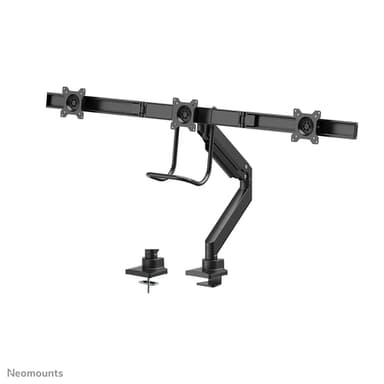 Neomounts NM-D775DX3BLACK Monitor arm 17-27" - gas spring - Topfix - 180°-stop view 11