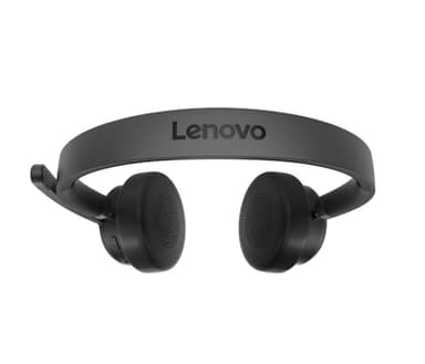 Lenovo Wireless VoIP Headset Head-band Office/Call center Bluetooth Black view 3