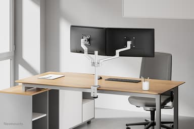 Neomounts DS60-425WH2 Monitor arm 17-27" - space saving view 18