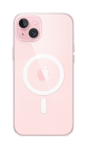 Apple iPhone 15 Plus Clear Case with MagSafe view 4