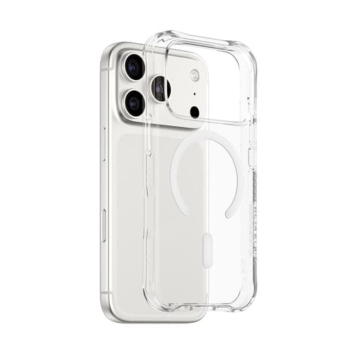 PanzerGlass CARE™ by ® Samba Case Transparent w. White MagSafe iPhone 17 Pro | Bulk