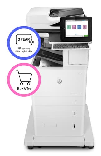 HP LaserJet Enterprise Flow MFP M636z view 2