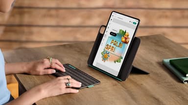 Logitech Flip Folio QWERTY Bluetooth Graphite view 4