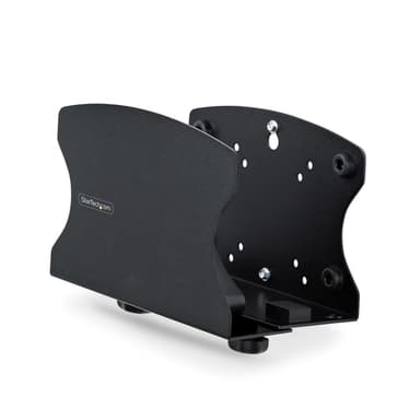 StarTech.com PC Wall Mount Bracket, Supports Desktop Computers Up To 40lb (18kg), Tool-Less Adjustments 1.9-7.8in (50-200mm), Heavy-Duty Wall Mount Shelf/Holder for PC Case/Tower - TAA view 1
