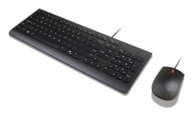 Lenovo KB MICE_BO Essencial WR KBMS GB A1 keyboard Mouse included Universal USB UK English Black view 3