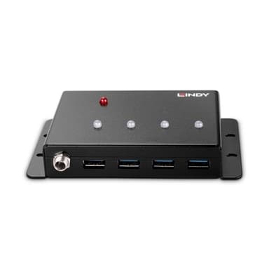 Lindy 4 Port USB 3.0 Metal Hub view 3