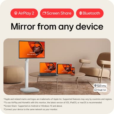 LG 32U889SA-W computer monitor 80 cm (31.5") 3840 x 2160 pixels 4K Ultra HD LCD Touchscreen White view 9
