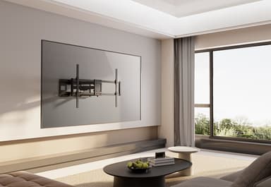 Manhattan Wall Mount for TV & Monitors (Full Motion), For screens 37" to 120", VESA compatibility: all between 200x200mm to 900x600mm - check the dimensions of the four mounting holes on back of screen to ensure it fits, Max 120kg, Black, Bracket,Lifetime Warranty view 12