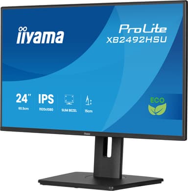iiyama ProLite XB2492HSU-B1 computer monitor 60.5 cm (23.8") 1920 x 1080 pixels Full HD LED Black view 6