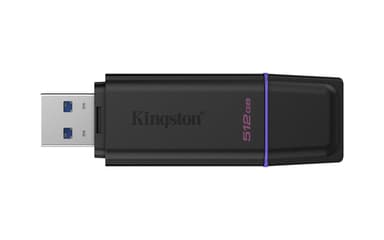 Kingston Technology DataTraveler 512GB Portable USB 3.2 Gen 1 Exodia Black/Purple view 3