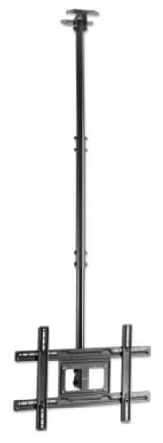 Manhattan Ceiling Mount for TV & Monitors, For screens: 37" to 65", Adjustable height: 70-157 cm, VESA compatibility: all between 200x200 to 600x400mm - check the dimensions of the four mounting holes on back of screen to ensure it fits, Max 50kg, LFD, Bracket view 2