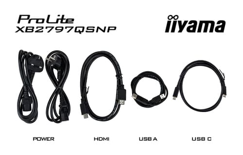 iiyama ProLite XB2797QSNP-B1 computer monitor 68.6 cm (27") 2560 x 1440 pixels Quad HD LCD Black