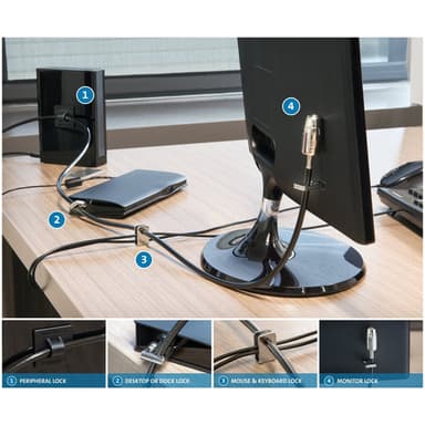Kensington Desktop & Peripherals Locking Kit 2.0 — Master Keyed view 5