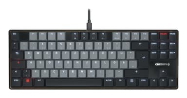 CHERRY KC 500 MX LP TKL keyboard Home/Office USB QWERTZ German Black, Grey view 1