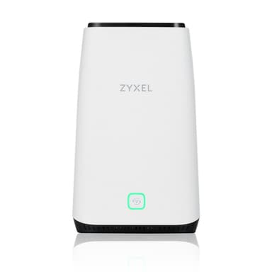 Zyxel FWA510 wireless router Multi-Gigabit Ethernet Tri-band (2.4 GHz / 5 GHz / 5 GHz) 5G Black, White view 3