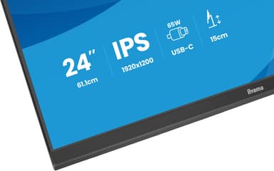 iiyama ProLite XB2495WSC-B1 computer monitor 61.2 cm (24.1") 1920 x 1200 pixels WUXGA LED Black view 9
