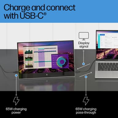 HP E-Series E14 G4 Portable Monitor view 14