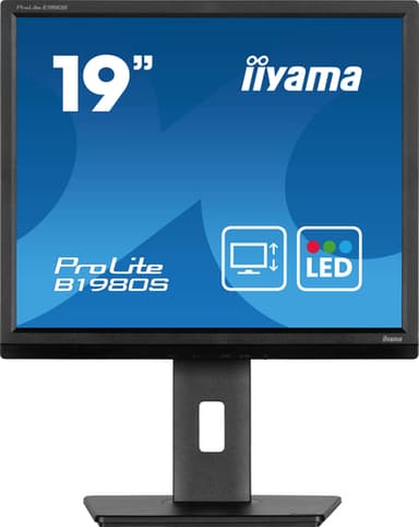 iiyama ProLite B1980S-B1 computer monitor 48.3 cm (19") 1280 x 1024 pixels VGA LED Black view 3