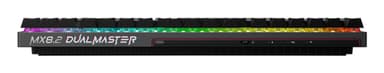 CHERRY MX 8.2 Pro TMR Wireless keyboard Gaming USB + RF Wireless + Bluetooth AZERTY French Black view 2