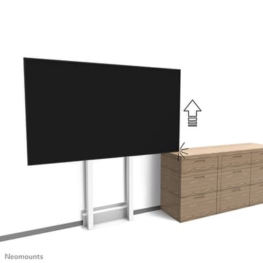 Neomounts WL55-875WH1 TV floor stand 55-100" - wall - motorised - TÜV view 9
