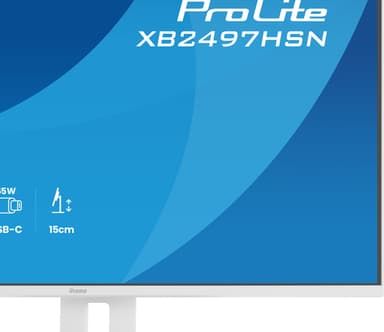 iiyama ProLite XB2497HSN-W1 computer monitor 60.5 cm (23.8") 1920 x 1080 pixels Full HD LED White view 7
