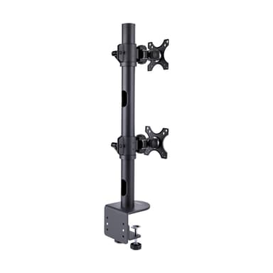 StarTech.com Desk Mount For 2x Vertically Stacked Monitors, Dual 49", Total 70lb (32kg), C-Clamp, Quick-Release VESA System, Widescreen 16:9/Ultrawide 32:9, TAA view 2