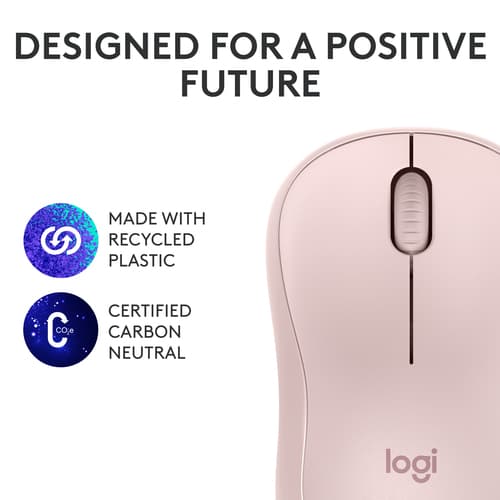 Logitech M240 Silent mouse Travel Ambidextrous RF Wireless + Bluetooth 4000 DPI