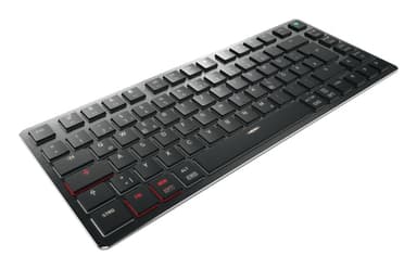 CHERRY KW X ULP 2.0 MINI keyboard Home/Office USB + RF Wireless + Bluetooth QWERTZ German Black view 2
