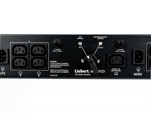 Vertiv Liebert MP2-210K power distribution unit (PDU) 4 AC outlet(s) 2U Black