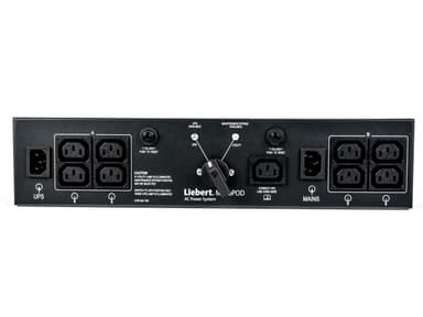 Vertiv Liebert MP2-210K power distribution unit (PDU) 4 AC outlet(s) 2U Black view 3