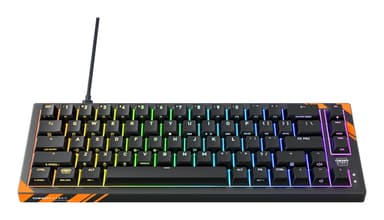 CHERRY K5 PRO TMR COMPACT keyboard Gaming USB QWERTY US English Black, Orange view 2