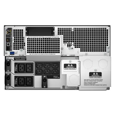 APC Smart-UPS On-Line SRT8KRMXLI - 8kW/VA, 6x C13 + 4x C19 + hardwire 1phase output, rack mountable, Embedded NMC view 4