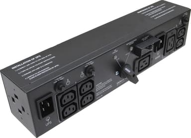 Vertiv MP2-220L power distribution unit (PDU) 4 AC outlet(s) 2U Black view 1