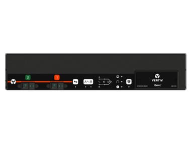Vertiv Geist AG01X2R1-24CF13-3PS6PS6B211-D power distribution unit (PDU) 24 AC outlet(s) 0U Black view 1