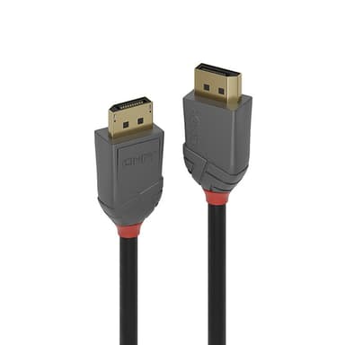Lindy 10m DisplayPort 1.2 Cable, Anthra Line view 1