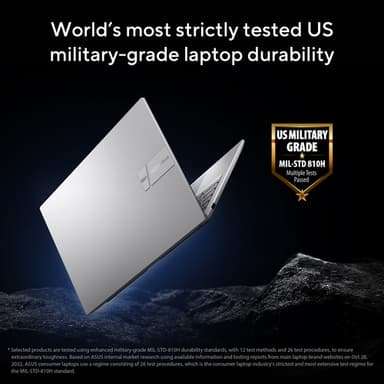 ASUS Vivobook 15 X1504VA-BQ2890W Intel Core 5 120U Laptop 39.6 cm (15.6") Full HD 8 GB DDR4-SDRAM 512 GB SSD Wi-Fi 6 (802.11ax) Windows 11 Home Silver view 5
