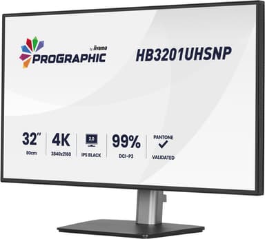 iiyama ProGraphic HB3201UHSNP-B1 computer monitor 80 cm (31.5") 3840 x 2160 pixels 4K Ultra HD Black view 4