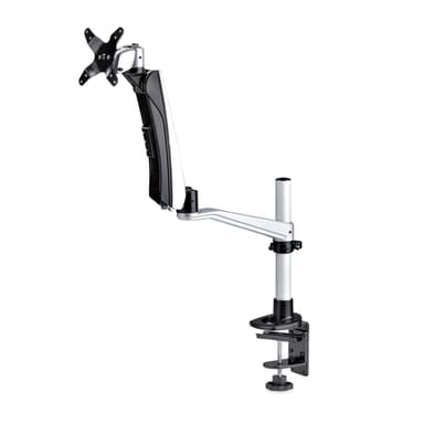 StarTech.com Desk Mount Monitor Arm For 27in 16:9 or 30in 21:9 Ultrawide Screens, VESA 75x75/100x100, Tool-Less Mechanical Spring Arm, C-Clamp/Grommet, TAA view 1