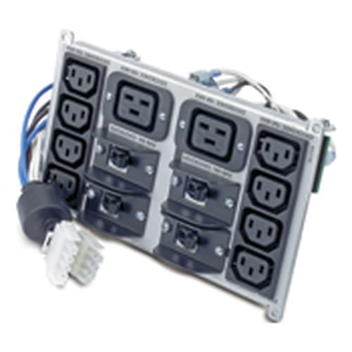 APC Symmetra RM 220-240V Backplate Kit w/(8) IEC320 C13 & (2) IEC320 C19