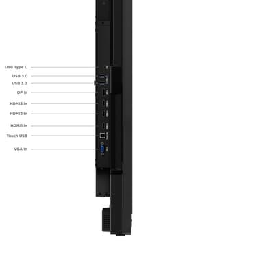 Lenovo ThinkVision T75 computer monitor 190.5 cm (75") 3840 x 2160 pixels 4K Ultra HD LED Touchscreen Black view 18