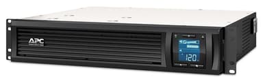APC Smart-UPS C, Line Interactive, 1000VA, Rackmount 2U, 230V, 4x IEC C13 outlets, SmartConnect port, USB and Serial communication, AVR, Graphic LCD view 1