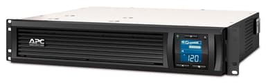 APC Smart-UPS C, Line Interactive, 1500VA, Rackmount 2U, 230V, 4x IEC C13 outlets, SmartConnect port, USB and Serial communication, AVR, Graphic LCD view 1