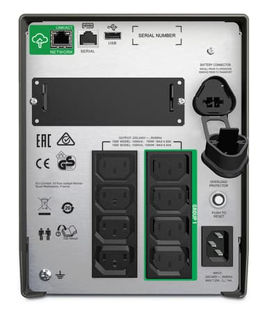 APC Smart-UPS SMT1500IC - 8x C13, USB, SmartConnect, 1500VA view 2