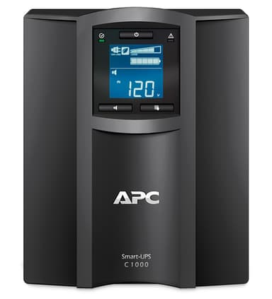 APC Smart-UPS C, Line Interactive, 1000VA, Tower, 230V, 8x IEC C13 outlets, SmartConnect port, USB and Serial communication, AVR, Graphic LCD view 11