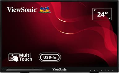 Viewsonic ID2456 computer monitor 60.5 cm (23.8") 1920 x 1080 pixels Full HD LED Touchscreen Table Black view 16